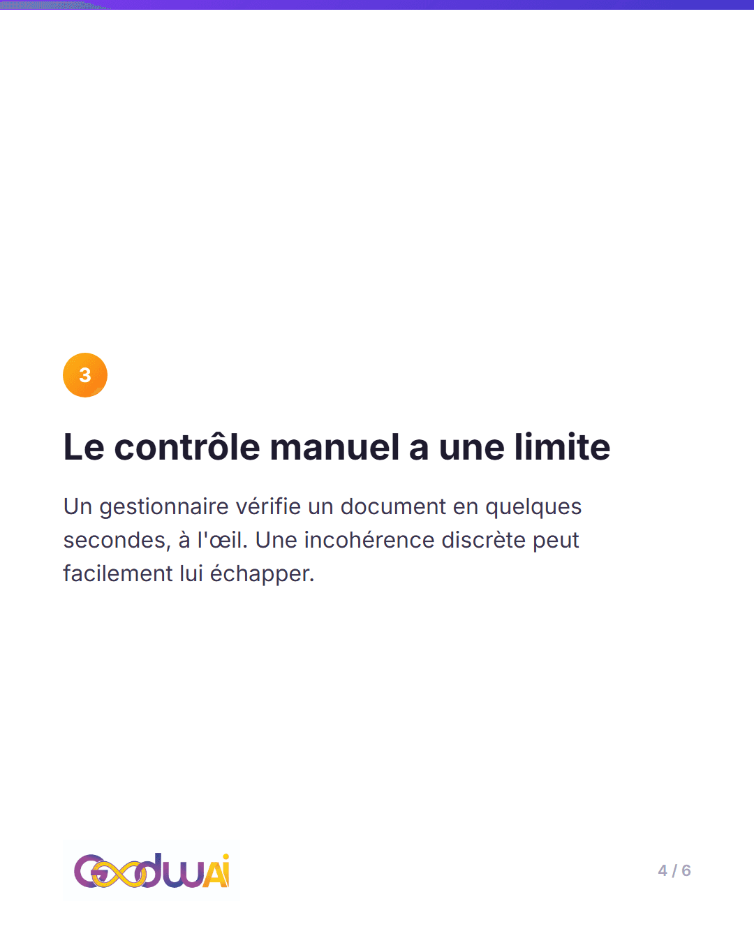 Le problème n'est pas la vigilance des équipes, c'est l'échelle, slide 4 sur 6