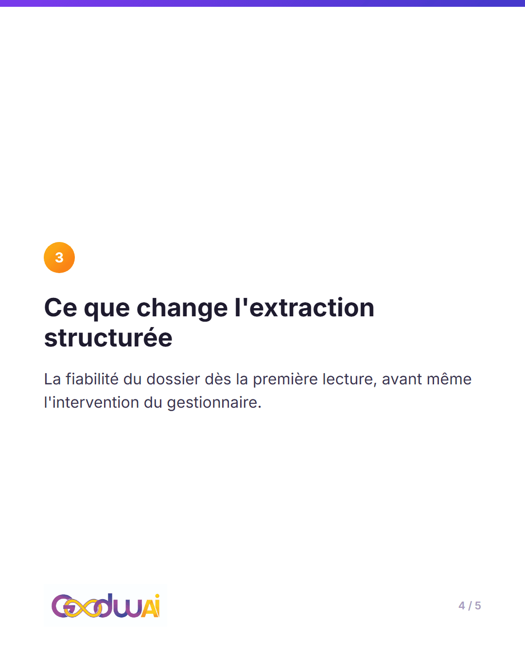 Un constat amiable, c'est jusqu'à 32 informations à extraire, slide 4 sur 5